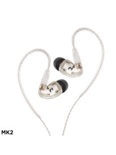   AUDIOFLY AF1120 MK2 - Noise isolating professional 6 BA  driver In-Ear monitor headphones with detachable  Audioflex® cable  - Clear
