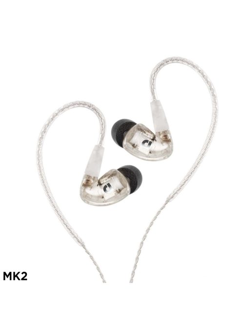 AUDIOFLY AF1120 MK2 - Noise isolating professional 6 BA  driver In-Ear monitor headphones with detachable  Audioflex® cable  - Clear