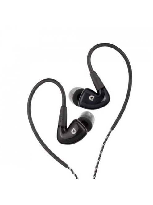 AUDIOFLY AF180 MK2 - Noise isolating professional 4 BA driver In-Ear Monitor headphones with detachable Audioflex® cable - Black