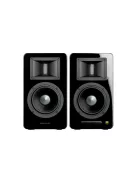 AIRPULSE A100 - Active Hi-Fi Speaker Pair with Ribbon Tweeter Hi-Res Audio Bluetooth 5.0 - matt black