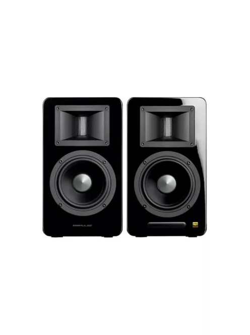 AIRPULSE A100 - Active Hi-Fi Speaker Pair with Ribbon Tweeter Hi-Res Audio Bluetooth 5.0 - matt black
