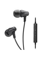 BRAINWAVZ JIVE -  Stereo high quality In-Ear headphones, with Mic and COMPLY® foam eartips  - Black