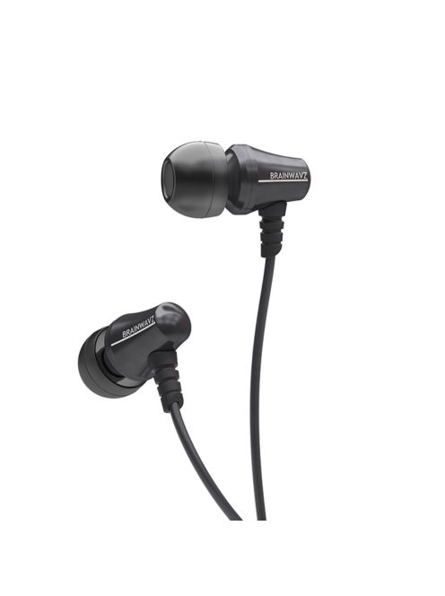 BRAINWAVZ JIVE -  Stereo high quality In-Ear headphones, with Mic and COMPLY® foam eartips  - Black