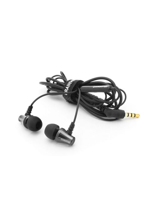 BRAINWAVZ JIVE -  Stereo high quality In-Ear headphones, with Mic and COMPLY® foam eartips  - Black
