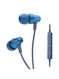   BRAINWAVZ JIVE -  Stereo high quality In-Ear headphones, with Mic and COMPLY® foam eartips  - Blue