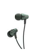 BRAINWAVZ JIVE -  Stereo high quality In-Ear headphones, with Mic and COMPLY® foam eartips  - Green