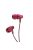 BRAINWAVZ JIVE -  Stereo high quality In-Ear headphones, with Mic and COMPLY® foam eartips  - Red