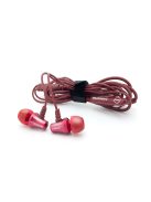 BRAINWAVZ JIVE -  Stereo high quality In-Ear headphones, with Mic and COMPLY® foam eartips  - Red