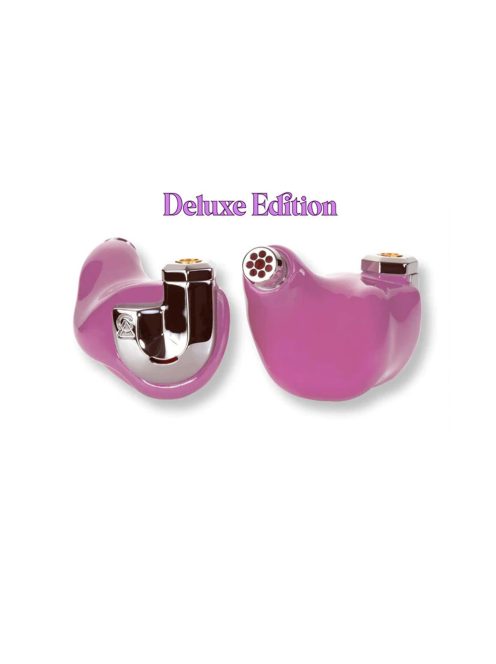 CAMPFIRE AUDIO BONNEVILLE - Single Dynamic and Triple BA Driver In-ear Monitor Earphones with Silver Plated Copper MMCX Cable - Bonneville Purple - Deluxe