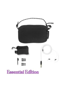   CAMPFIRE AUDIO BONNEVILLE - Single Dynamic and Triple BA Driver In-ear Monitor Earphones with Silver Plated Copper MMCX Cable - Black - Essential 4.4mm