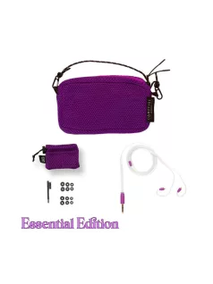   CAMPFIRE AUDIO BONNEVILLE - Single Dynamic and Triple BA Driver In-ear Monitor Earphones with Silver Plated Copper MMCX Cable - Bonneville Purple - Essential 4.4mm