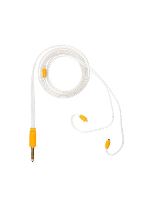 CAMPFIRE AUDIO TIME STREAM CHROMATIC - Universal MMCX Connector Silver Plated Copper Litz Earphone Cable - Supermoon Orange - 4.4mm