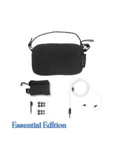   CAMPFIRE AUDIO CASCARA - Single Dynamic Driver In-ear Monitor Earphones with Silver Plated Copper MMCX Cable - Black - Essential 3.5mm
