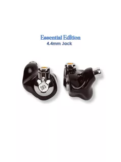   CAMPFIRE AUDIO CASCARA - Single Dynamic Driver In-ear Monitor Earphones with Silver Plated Copper MMCX Cable - Black - Essential 4.4mm