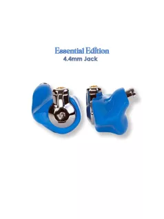   CAMPFIRE AUDIO CASCARA - Single Dynamic Driver In-ear Monitor Earphones with Silver Plated Copper MMCX Cable - Cascara Blue - Essential 4.4mm