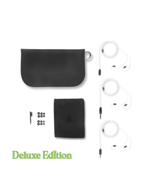 CAMPFIRE AUDIO PONDEROSA - Five BA Driver In-ear Monitor Earphones with Silver Plated Copper MMCX Cable - Black - Deluxe