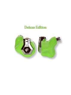   CAMPFIRE AUDIO PONDEROSA - Five BA Driver In-ear Monitor Earphones with Silver Plated Copper MMCX Cable - Ponderosa Green - Deluxe