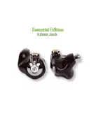 CAMPFIRE AUDIO PONDEROSA - Five BA Driver In-ear Monitor Earphones with Silver Plated Copper MMCX Cable - Black - Essential 3.5mm