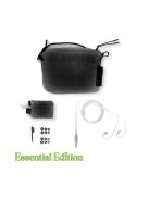 CAMPFIRE AUDIO PONDEROSA - Căști cu cinci difuzoare BA Universal In-Ear Monitor cu cablu MMCX placat cu argint - Black - Essential 3.5mm