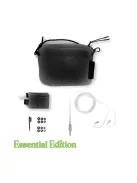 CAMPFIRE AUDIO PONDEROSA - Five BA Driver In-ear Monitor Earphones with Silver Plated Copper MMCX Cable - Black - Essential 3.5mm