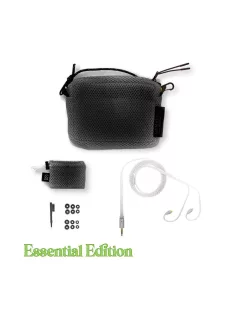   CAMPFIRE AUDIO PONDEROSA - Five BA Driver In-ear Monitor Earphones with Silver Plated Copper MMCX Cable - Black - Essential 3.5mm