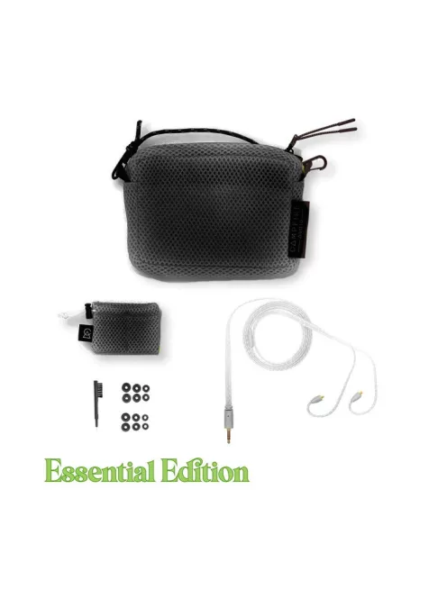 CAMPFIRE AUDIO PONDEROSA - Five BA Driver In-ear Monitor Earphones with Silver Plated Copper MMCX Cable - Black - Essential 3.5mm