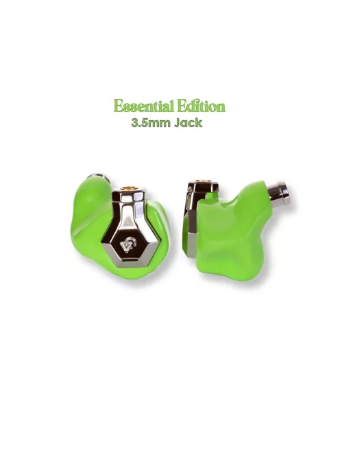 CAMPFIRE AUDIO PONDEROSA - Five BA Driver In-ear Monitor Earphones with Silver Plated Copper MMCX Cable - Ponderosa Green - Essential 3.5mm