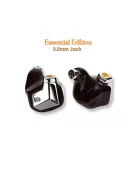 CAMPFIRE AUDIO SUPERMOON - Single Planar Magnetic Driver In-ear Monitor Earphones with Silver Plated Copper MMCX Cable - Black - Essential 3.5mm