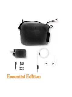   CAMPFIRE AUDIO SUPERMOON - Single Planar Magnetic Driver In-ear Monitor Earphones with Silver Plated Copper MMCX Cable - Black - Essential 4.4mm