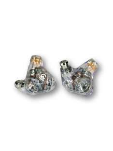   CAMPFIRE AUDIO TRIFECTA CHROME SKY - Triple Dynamic Driver In-ear Monitor Earphones with MMCX Cables