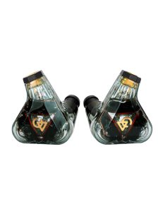   CAMPFIRE AUDIO TRIFECTA COSMIC GATEWAY - Limited Edition Triple Dynamic Driver In-ear Monitor Earphones with Pure Silver MMCX Cable