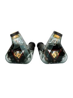   CAMPFIRE AUDIO TRIFECTA COSMIC GATEWAY - Limited Edition Triple Dynamic Driver In-ear Monitor Earphones with Pure Silver MMCX Cable