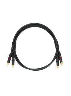  NEUTRINO RCA (M) - RCA (M) CABLE - HiFi Mogami Interconnect Cable Pair with Gold Neutrik RCA Male Connectors - 1,5m