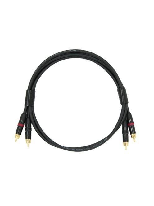NEUTRINO RCA (M) - RCA (M) CABLE - HiFi Mogami Interconnect Cable Pair with Gold Neutrik RCA Male Connectors - 5m