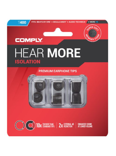 COMPLY CORE SERIES T-400 - Universeller Memory-Foam-Ohrstöpsel - ASST