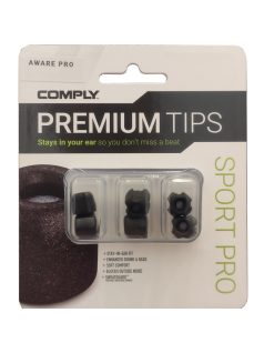 COMPLY AWARE PRO - Memory Foam Earbud Tips for Sports - M