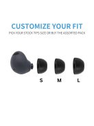 COMPLY TRUEGRIP PREMIUM FOR SAMSUNG GALAXY BUDS2 PRO - Memory Foam Ear Tips for Samsung Galaxy Buds2 Pro - S