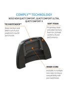 COMPLY TRUEGRIP FOR BOSE QUIETCOMFORT - Memory Foam Ear Tips for Bose QuietComfort I-II & Ultra - ASST