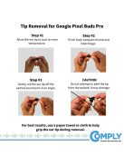 COMPLY TRUEGRIP FOR GOOGLE PIXEL BUDS PRO - Memory Foam Ear Tips for Google Pixel Buds Pro - M