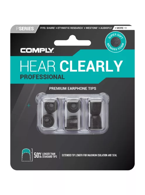 COMPLY PROFESSIONAL SERIES P-100 - Universal Memory Foam Ear Tip - ASST