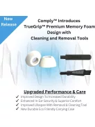 COMPLY TRUEGRIP PREMIUM FOR APPLE AIRPODS PRO GEN 1&2 - Memory Foam Ear Tips for Apple AirPods Pro Gen 1&2 - L
