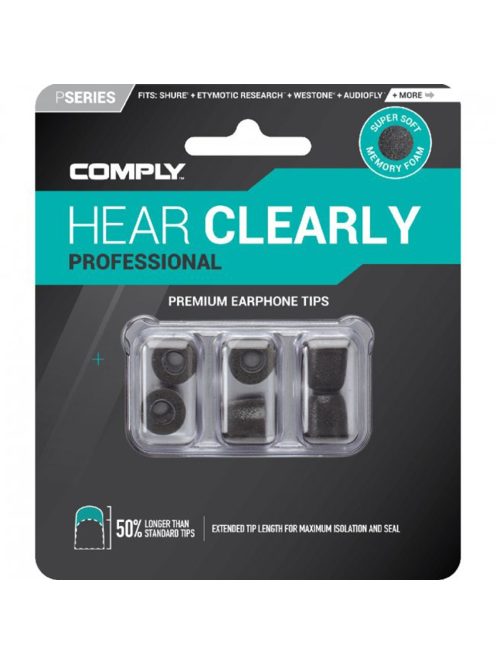 COMPLY PROFESSIONAL SERIES P-100 - Universal Memory Foam Ear Tip - S