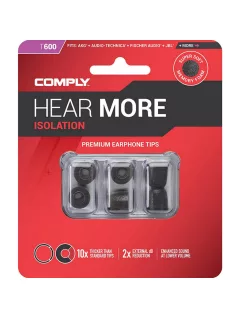   COMPLY CORE SERIES T-600 - Universal Memory Foam Ear Tips - L