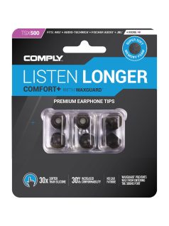 COMPLY COMFORT PLUS TSX-500 - Memory Foam Earbud Tips - L