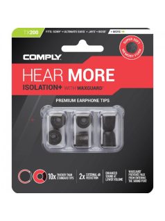   Die COMPLY ISOLATION PLUS TX-200 - Memory Foam-Ohrstöpsel sind hochwertige Ohrstücke aus Memory-Schaum.