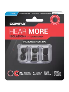 COMPLY ISOLATION PLUS TX-400 - Memory Foam Earbud Tips - M