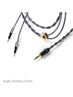   DD HIFI BC150B 2.5mm AUDIO-TECHNICA - Cablu audio pentru căști simetric din argint cu conector de 4.4mm - 295cm