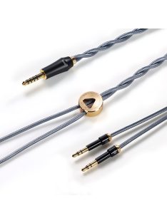   DD HIFI BC150B - Cablu pentru căști cu simetrie de argint, cu conector Pentaconn de 4,4 mm. - 145cm - 3,5mm (Extended)