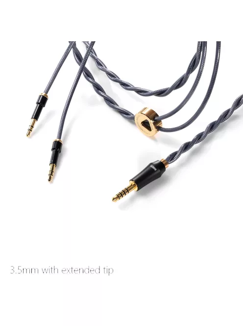 DD HIFI BC150B 3.5mm EXTENDED - Cablu de căști simetric din argint cu conector de 4.4mm - 145cm