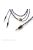DD HIFI BC150B - Cablu simetric argintiu pentru căști cu conector Pentaconn de 4,4 mm - 295cm - 3,5mm (Extended)